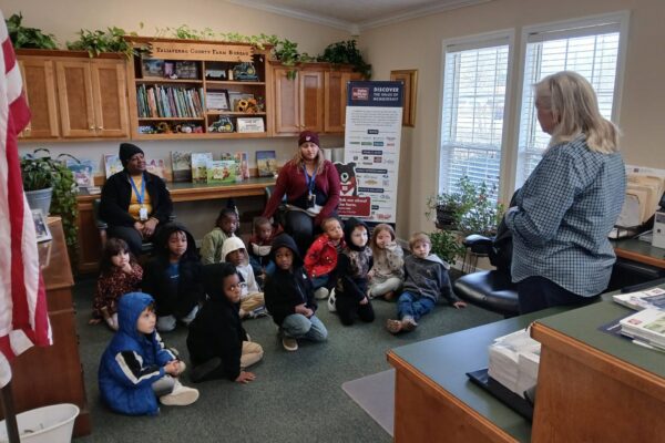 Pre-K visits Taliaferro Farm Bureau